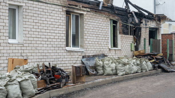 Professional Fire Damage Removal technician working in Saint Paul, MN